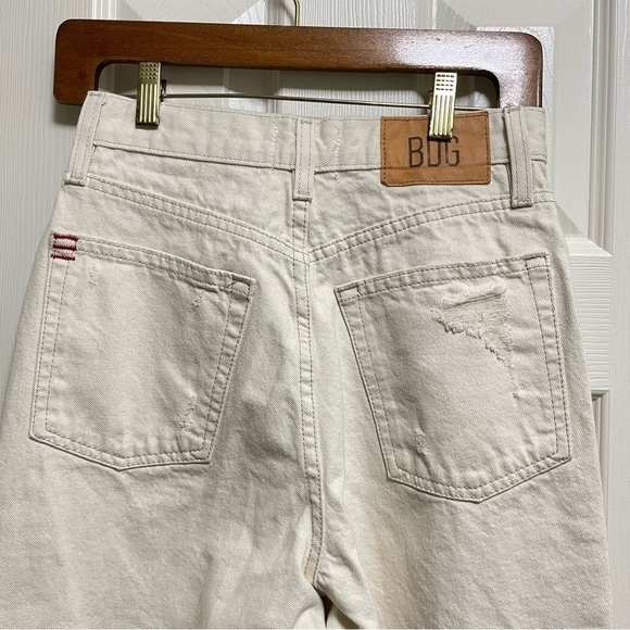 BDG Cream High Rise Baggy Jeans 26 - Picture 6 of 8